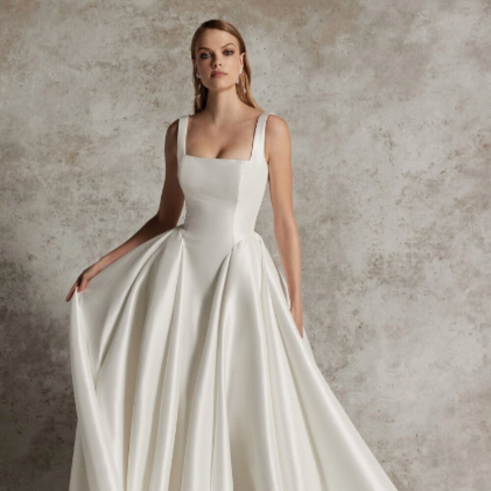 (New!) Justin Alexander Signature Wedding Dress - Size 6 (Unworn/Unaltered) - Picture 2 of 8